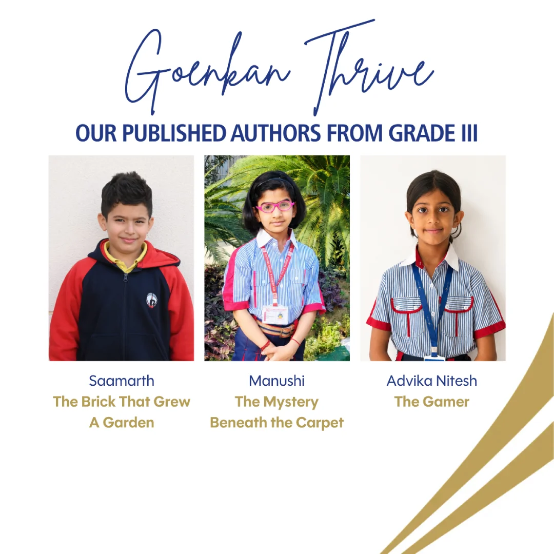 Grade III Students from GD Goenka High School Become Published Authors